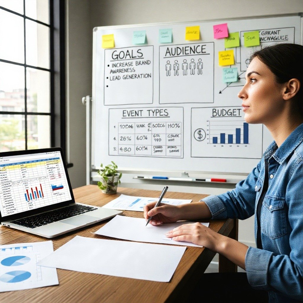 Orang sedang merencanakan sebuah event